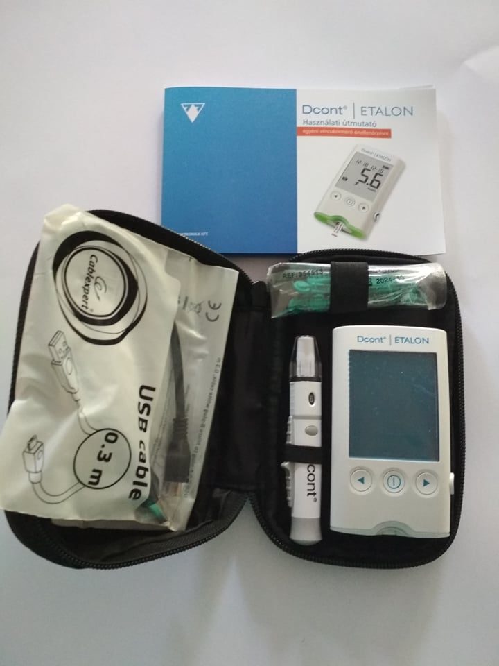 Dcont Etalon tesztcsík (50db) | Vércukormérő készülékbe tesz